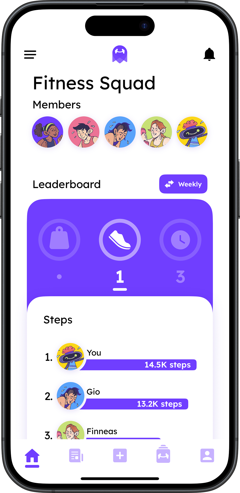 FitCheck leaderboard screenshot